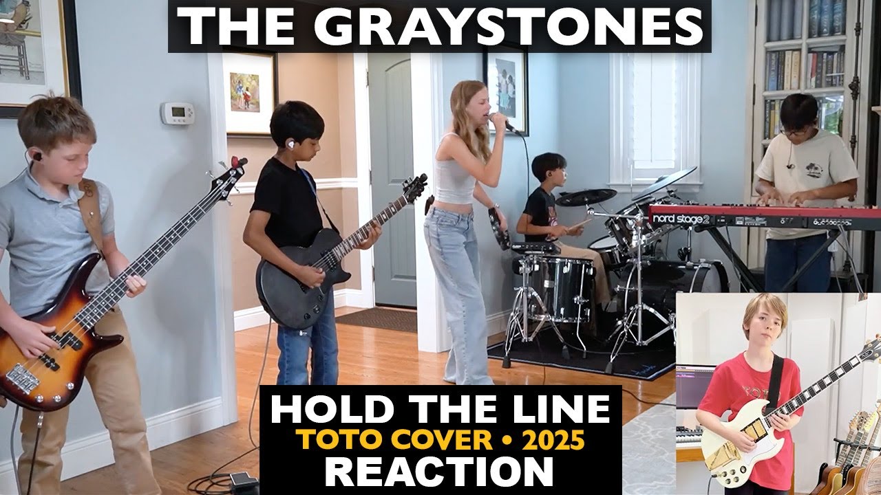 Musicians REACT to The Graystones: Hold The Line (Toto cover, 2025)