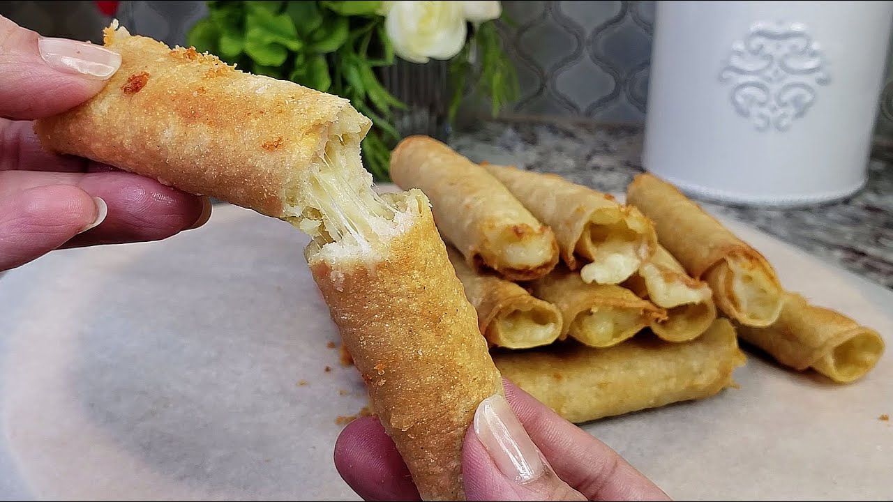 Potato and Cheese FLAUTAS | POTATO ROLLED TACOS | Crispy Taquitos Recipe