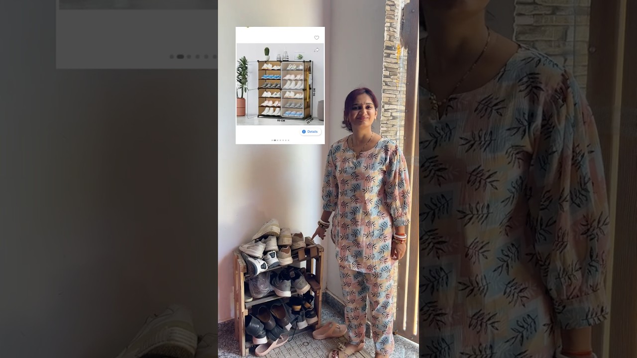 😱 Best shoes rack Chaiye  #minivlog #shorts
