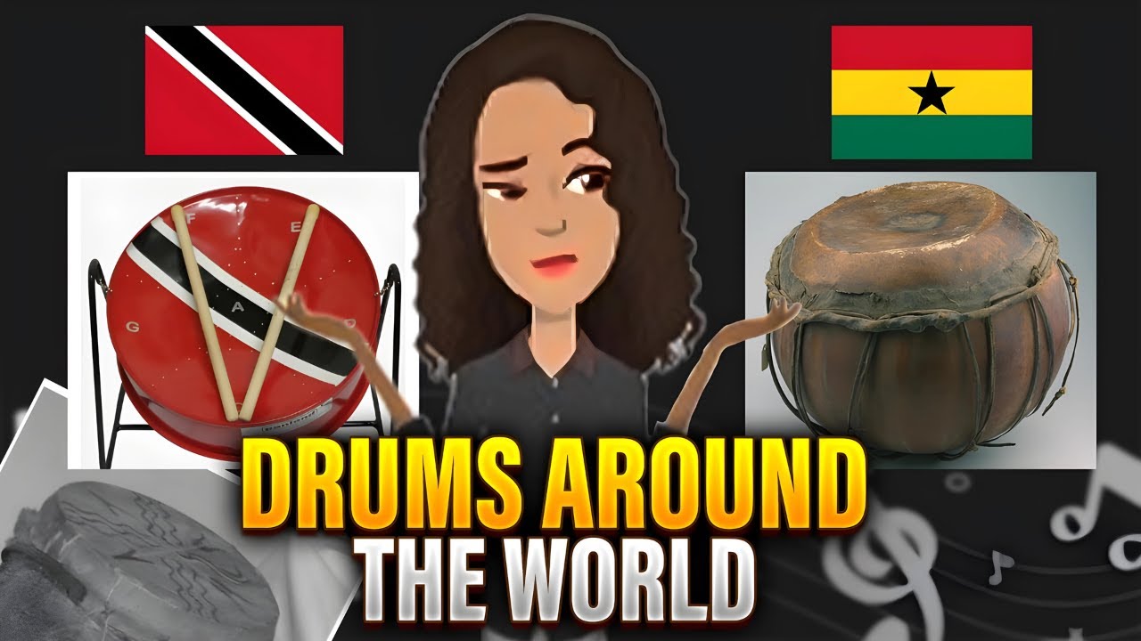 Different Drums From Around The World: A Sampling Of Global Rhythms     #cooldrums
