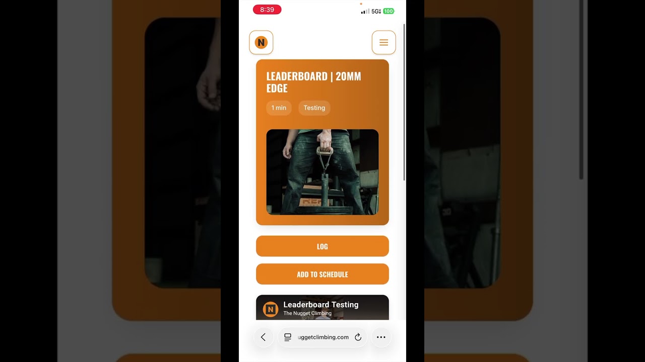 06. LEADERBOARD (See How Your Finger Strength Ranks)