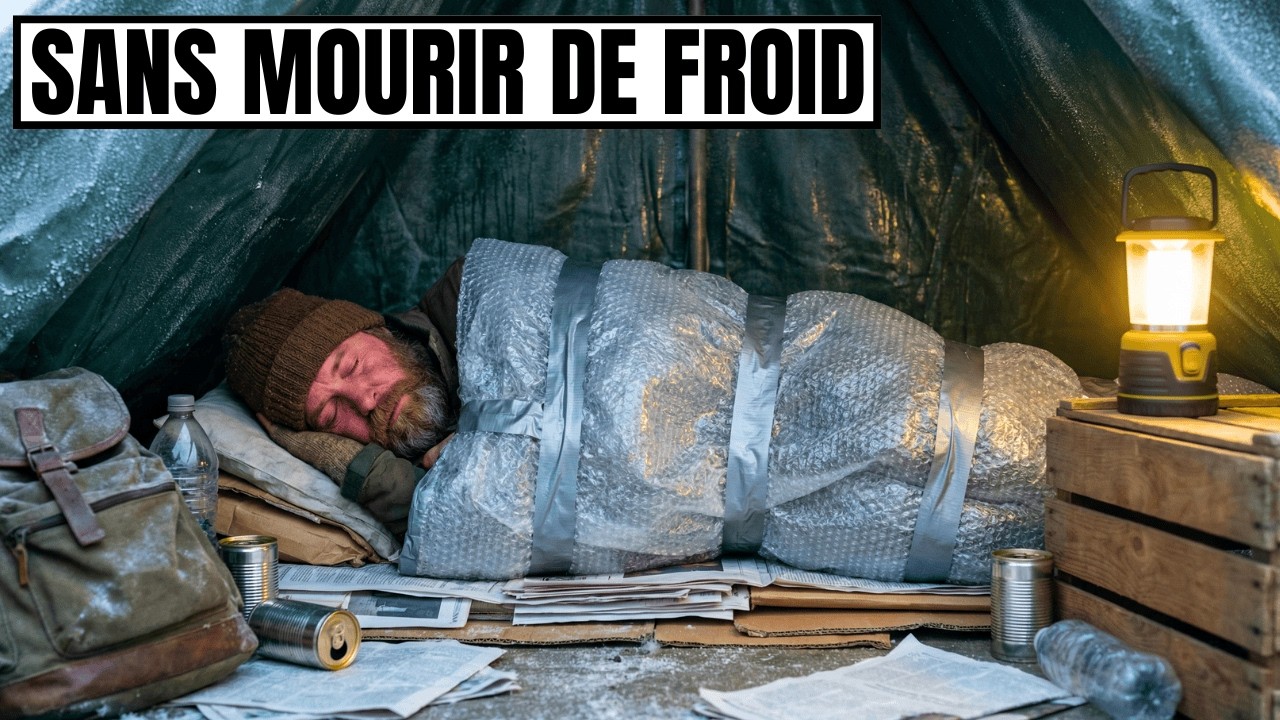 Comment les SDF dorment au chaud à -18°C