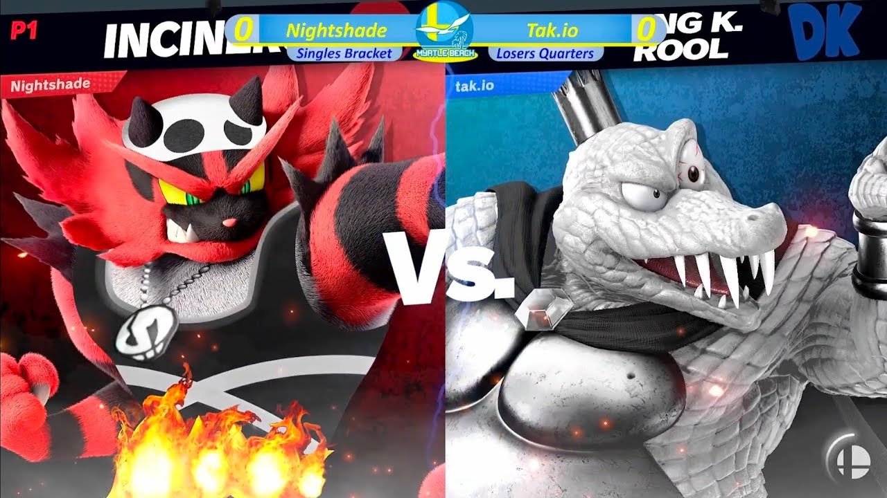 SocaSmash 170 Ultimate Singles: Nightshade (Incineroar) vs Tak.io (King K Rool) Losers Quarters