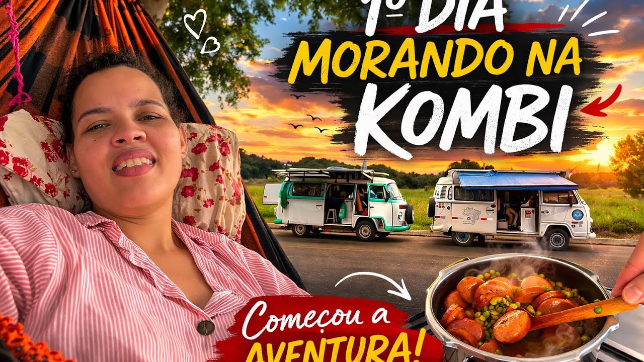 Decidimos voltar a viver na estrada… e esse foi nosso primeiro dia