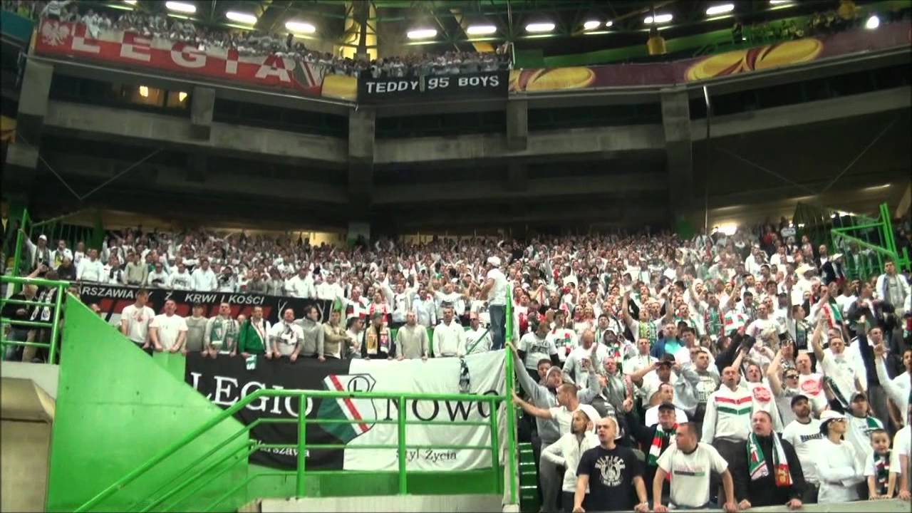 Kibice Legii w Lizbonie