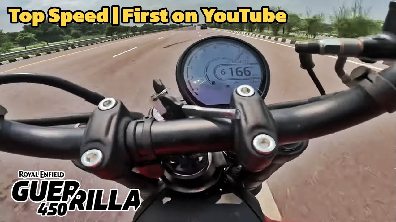 Royal Enfield Guerrilla 450 | Top Speed | First On Youtube!!