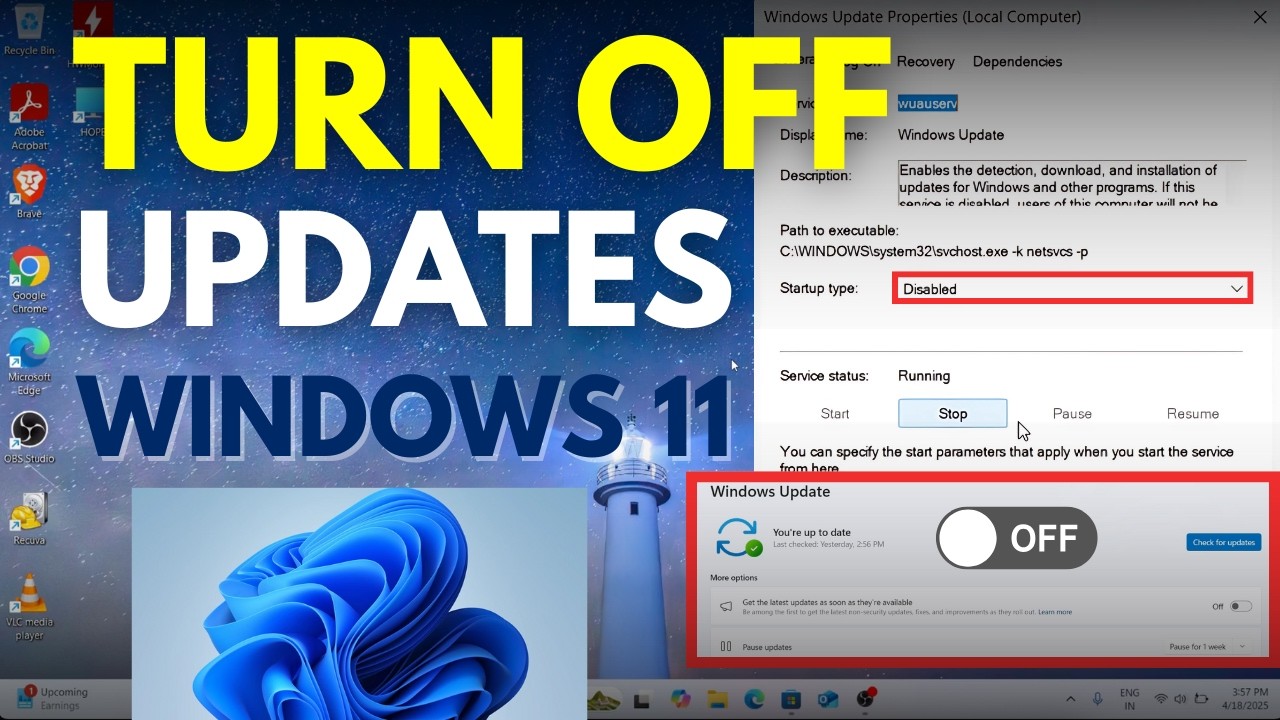 How to Turn Off Updates on Windows 11? Pause Windows 11 Updates