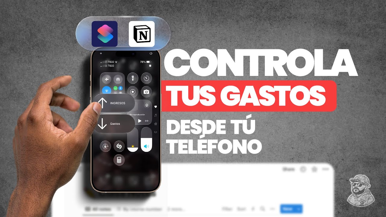 Automatiza tus gastos con iPhone y Notion ⚡ | Atajos que te harán la vida más fácil