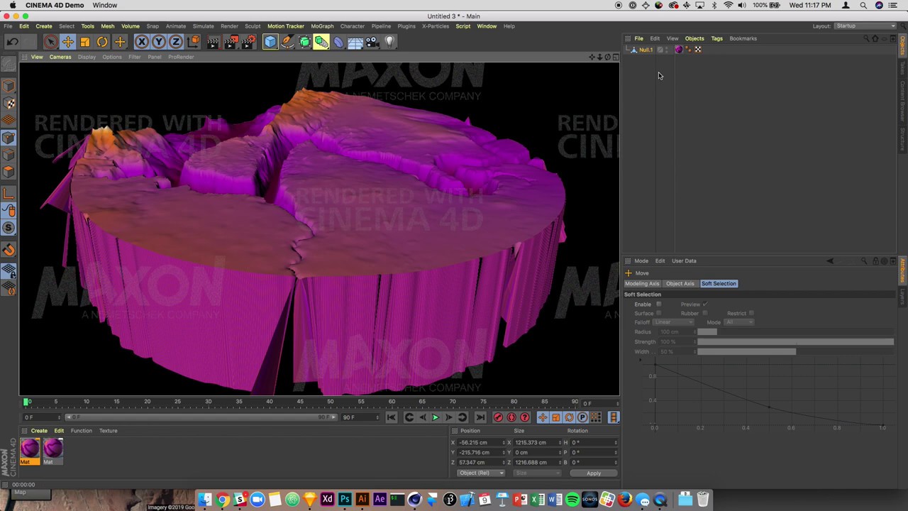 Loading Google Earth/Maps Data into Cinema4D - 3/3: Generating the Mesh