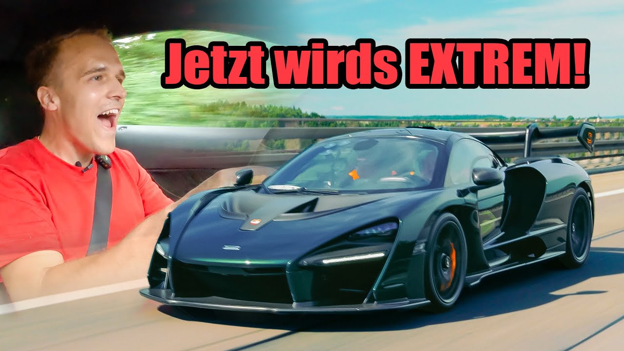 Ich „knalle“ mit 1.3mio€ über die Autobahn! - McLaren Senna