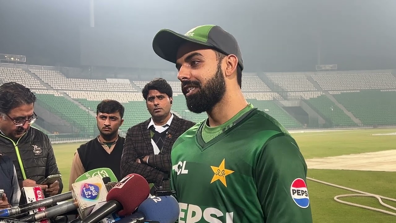 Shadab Khan very important media talk in Lahore Qaddafi stadium @Sportsinsider57 