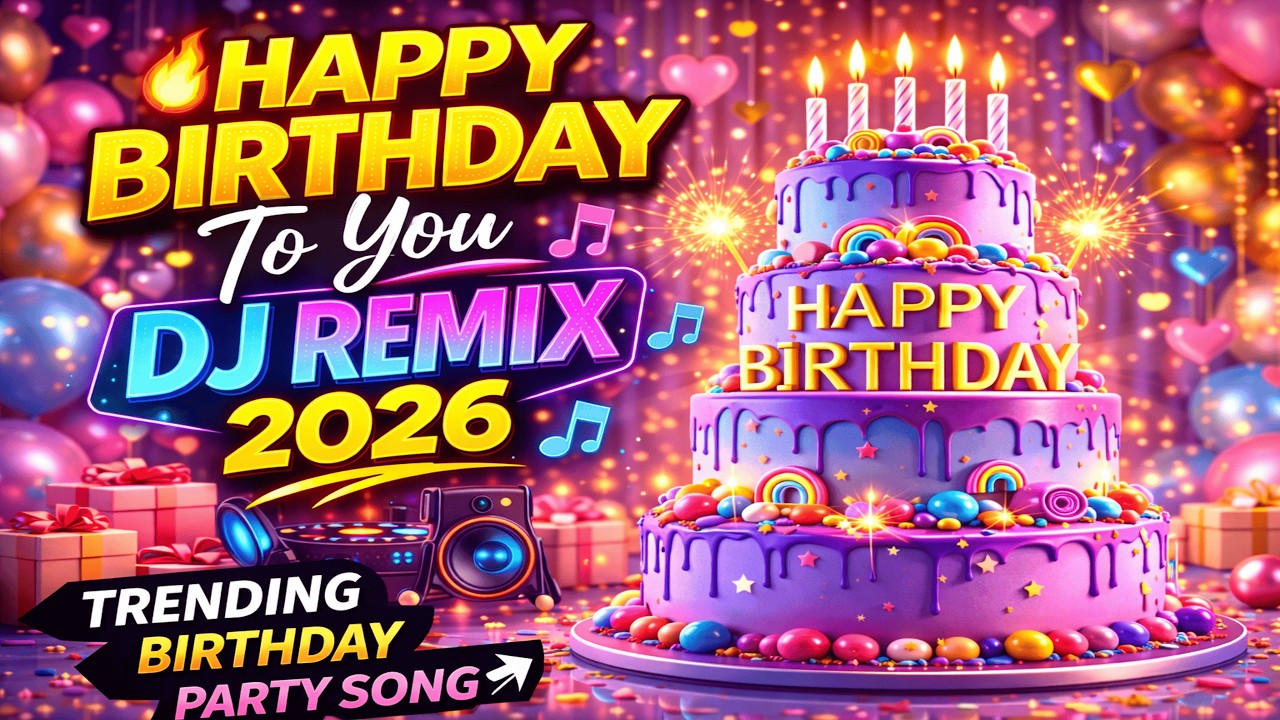 🔥 Happy Birthday To You DJ Remix 2026 🎂 | Trending Birthday Party Song
