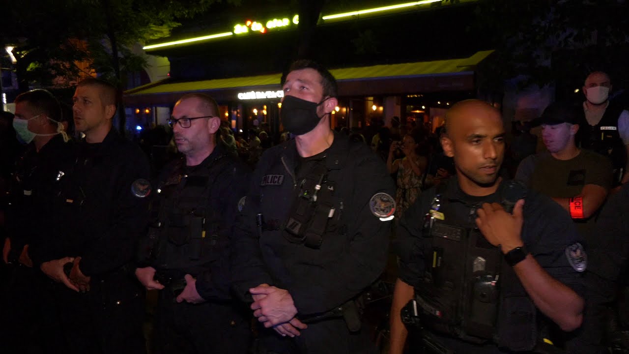 Policiers en colère : manifestation devant le Bataclan (26/27 juin 2020, Paris) [4K]