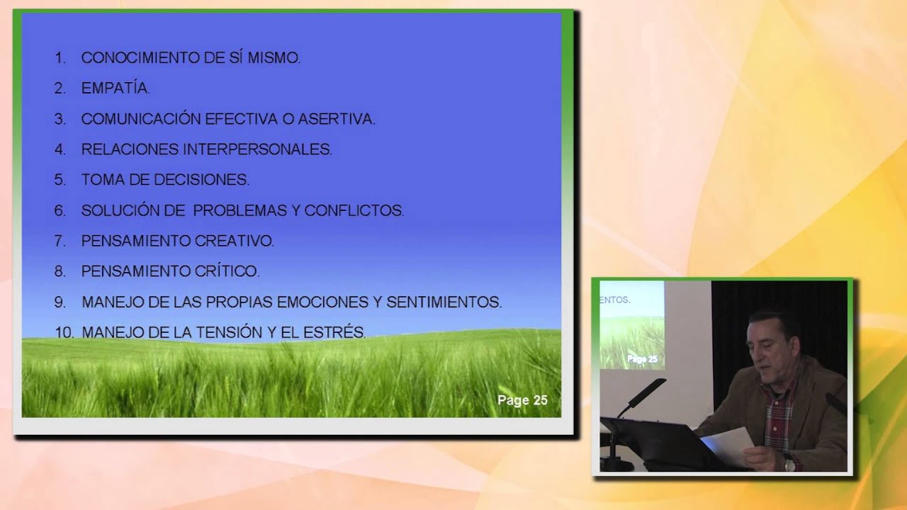 HABILIDADES PARA LA VIDA, SEGÚN OMS
