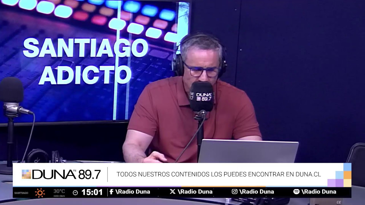 DUNA 89.7 FM |   SANTIAGOADICTO  | JUEVES 29 DE ENERO