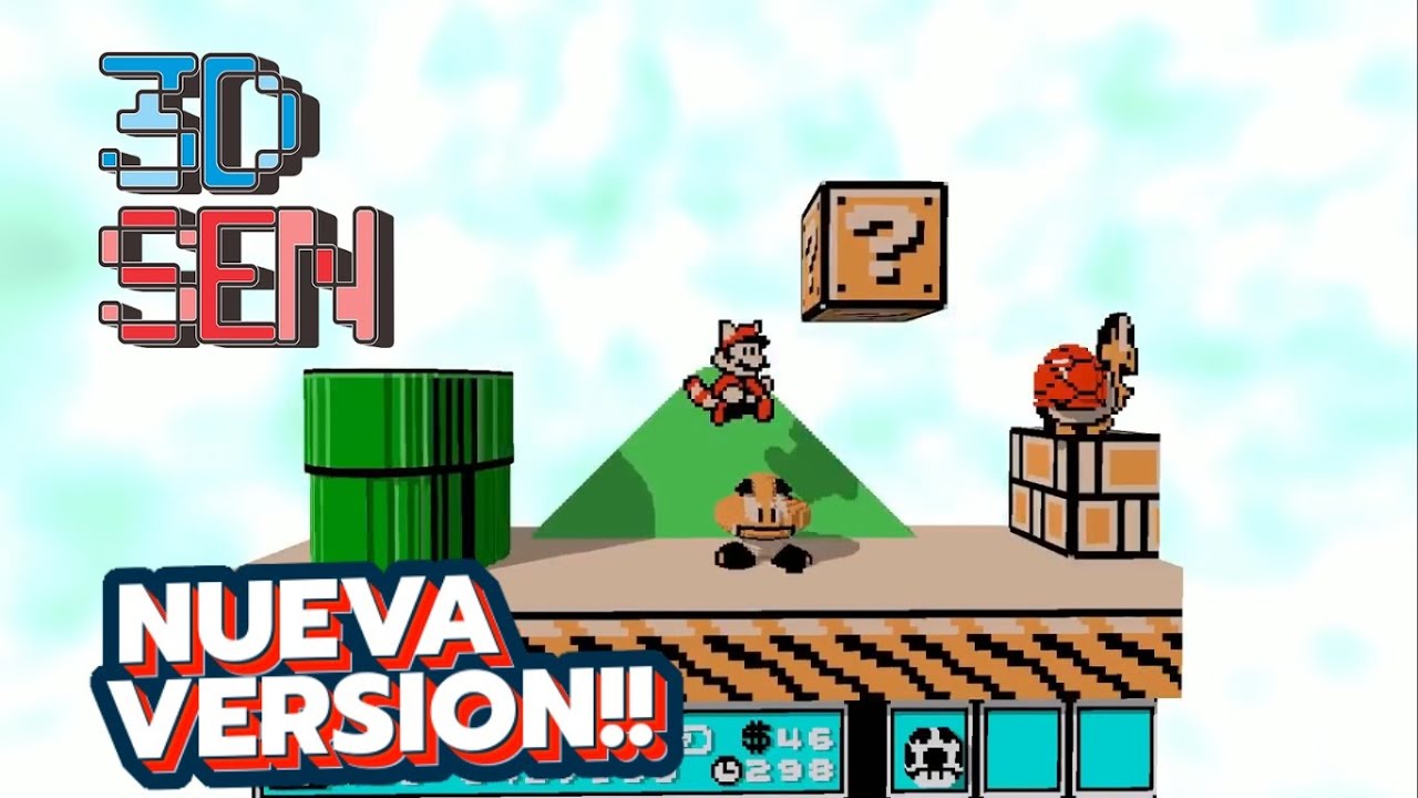 3D SEN ,Nueva Version con mas Funciones!! - Emulador de NES que tranforma tus juegos a 3D!!