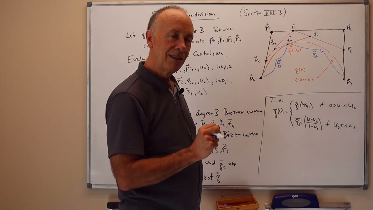 11 04 Recursive Subdivision for Degree Three Bezier Curves