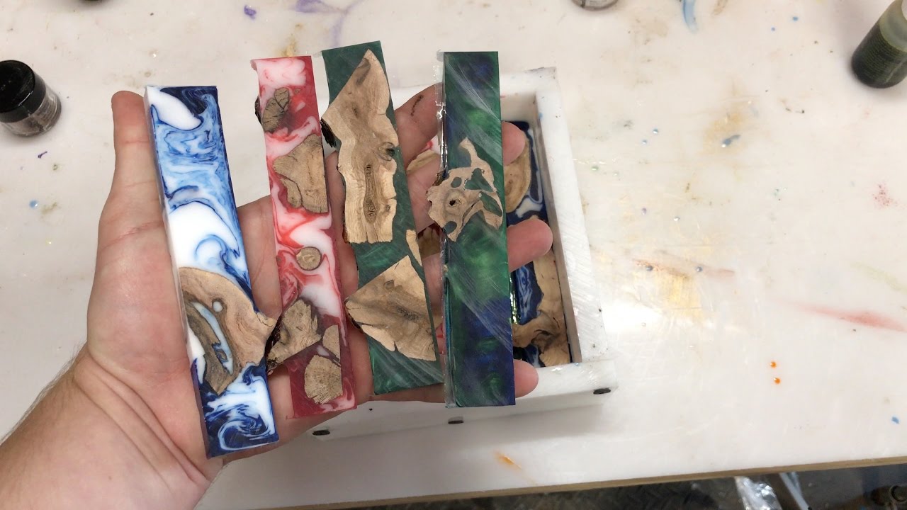 Using Alumilite Cut Offs To Cast Pen Blanks