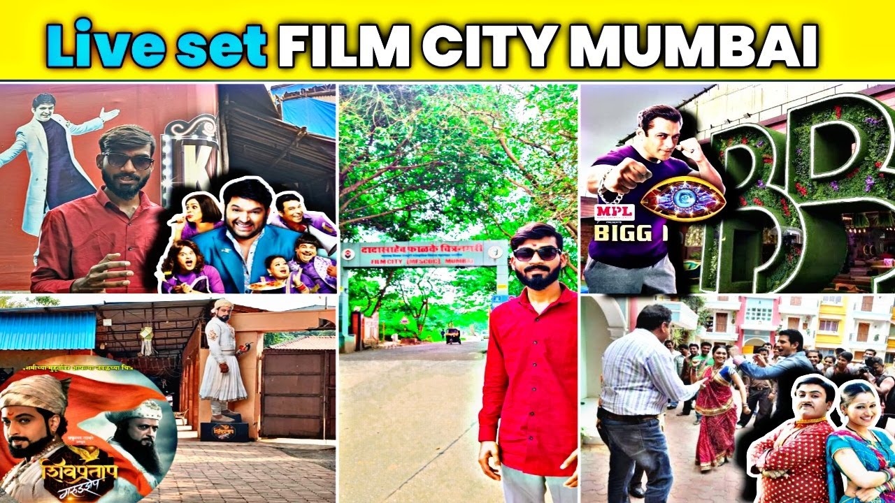 Mumbai FILM CITY FULL YOUR | मुंबई फिल्मसिटी | Live shooting mumbai film City | dadasaheb falke |