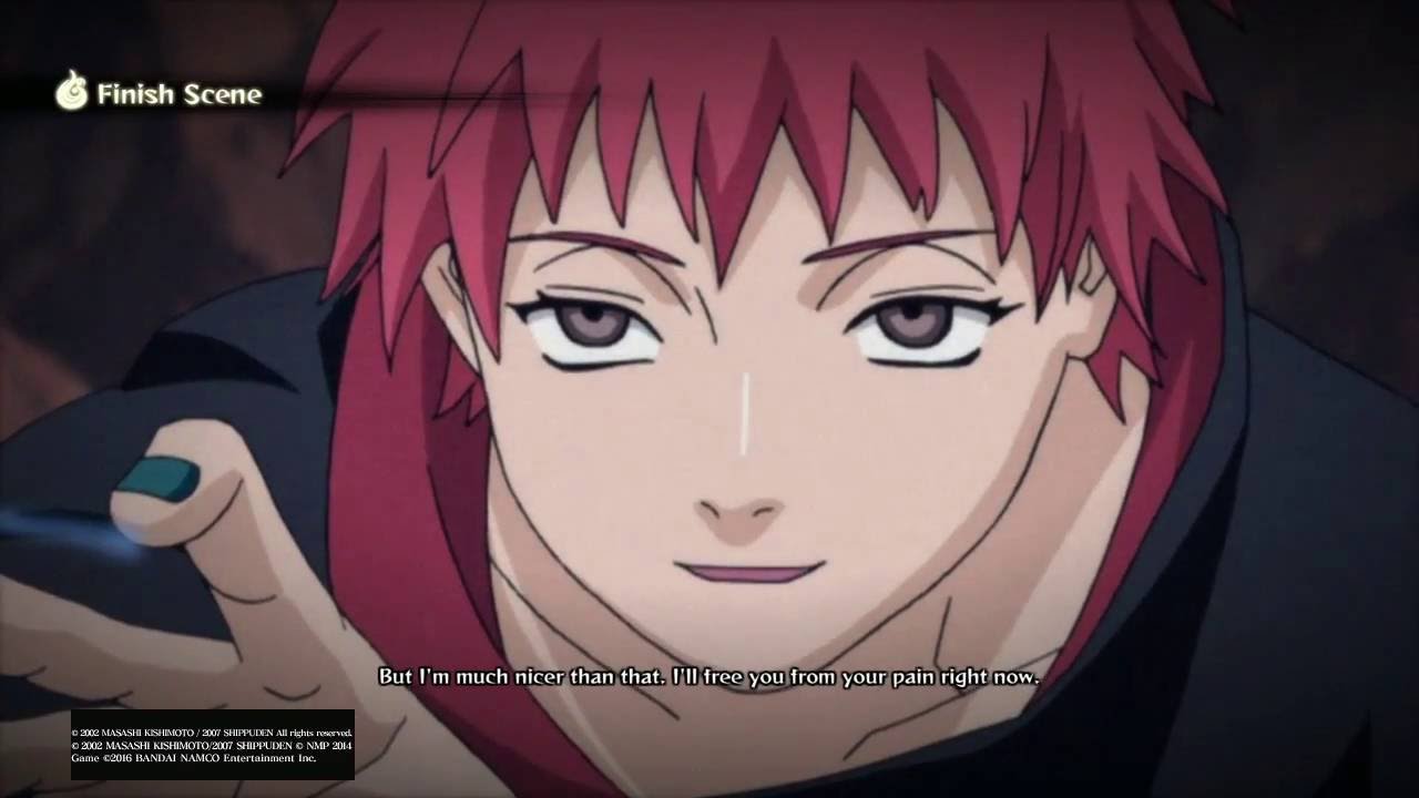Naruto Shippuden Ultimate Ninja Storm 4 - Sasori Finish Scenes