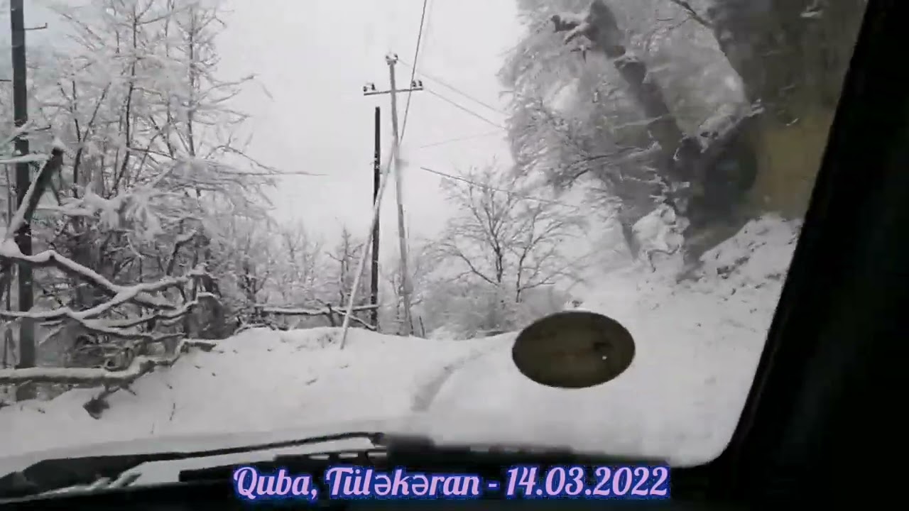 Quba, Tüləkəran ❤️ - 14.03.2022 ⏳(Yenikəndə gedən yol)  #Quba #Quba_Yenikend #gubaguba #Guba
