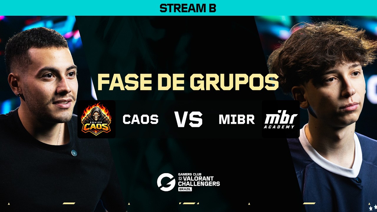 [SEM NARRAÇÃO] GC VALORANT Challengers Brazil 2026 | MIBR Academy x Equipe CAOS