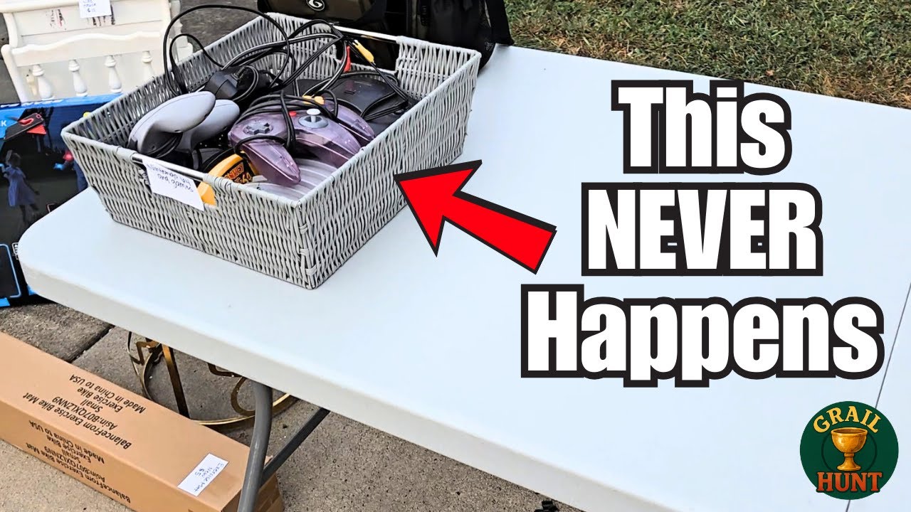 This is SO Rare - Finding Retro Games at Garage Sales | The Grail Hunt Ep. 2