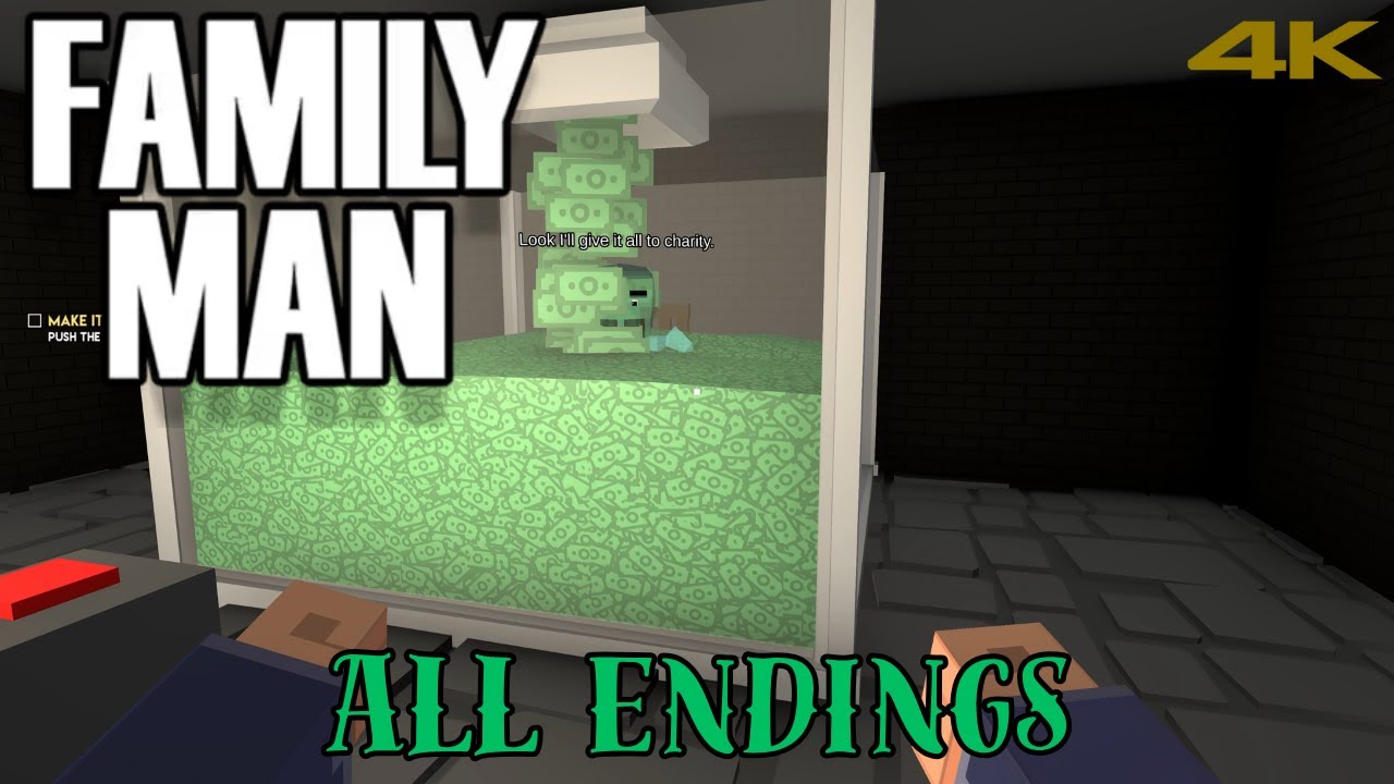 Family Man | All Endings | 4K 60FPS