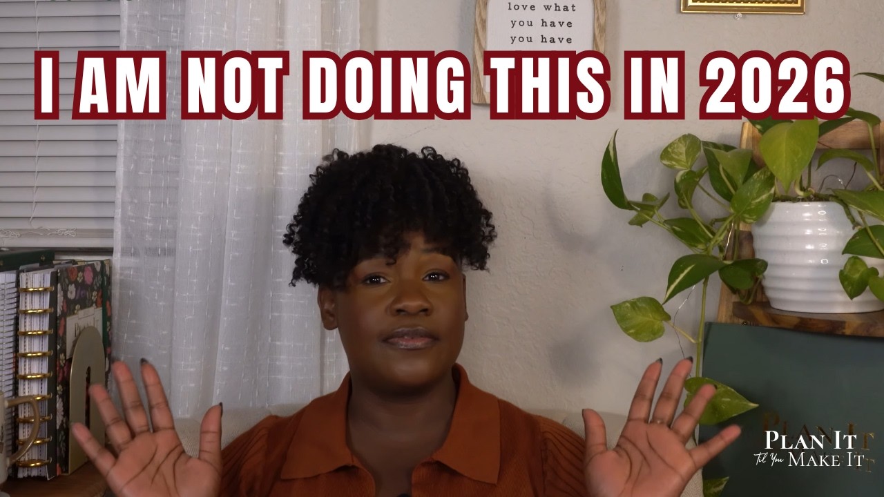 THINGS I AM NO LONGER DOING IN 2026 | PLANNER EDITION | PLAN IT TIL YOU MAKE IT