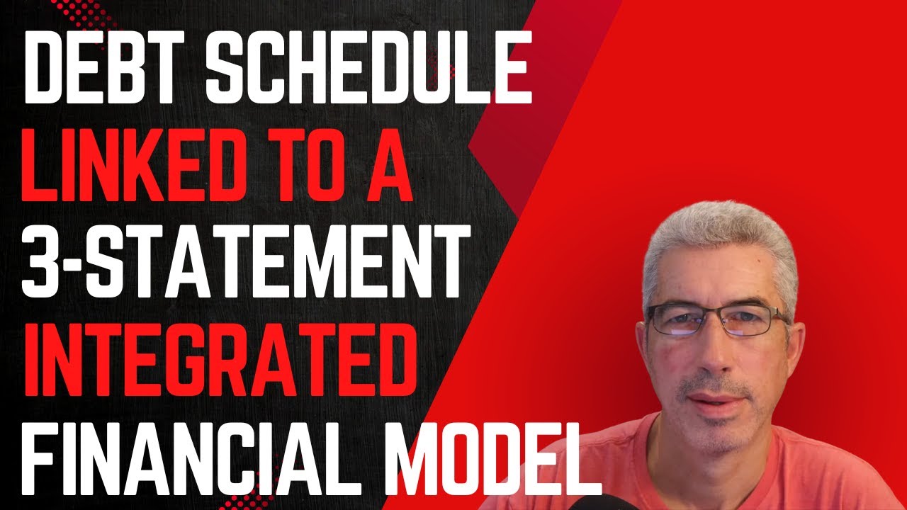 Debt Schedule linked to a 3-Statement Integrated Financial Model