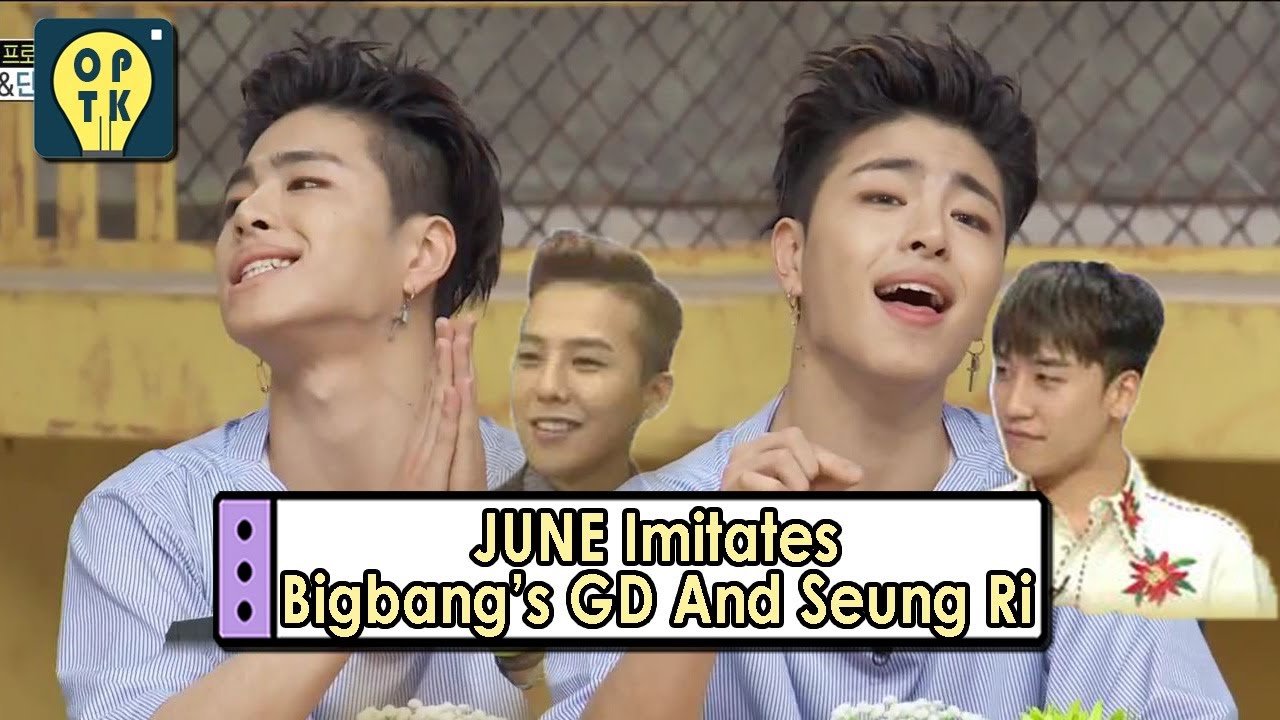 [Oppa Thinking - iKON] JUNE Imitates BIGBANG's GD & Seung RI 20170715