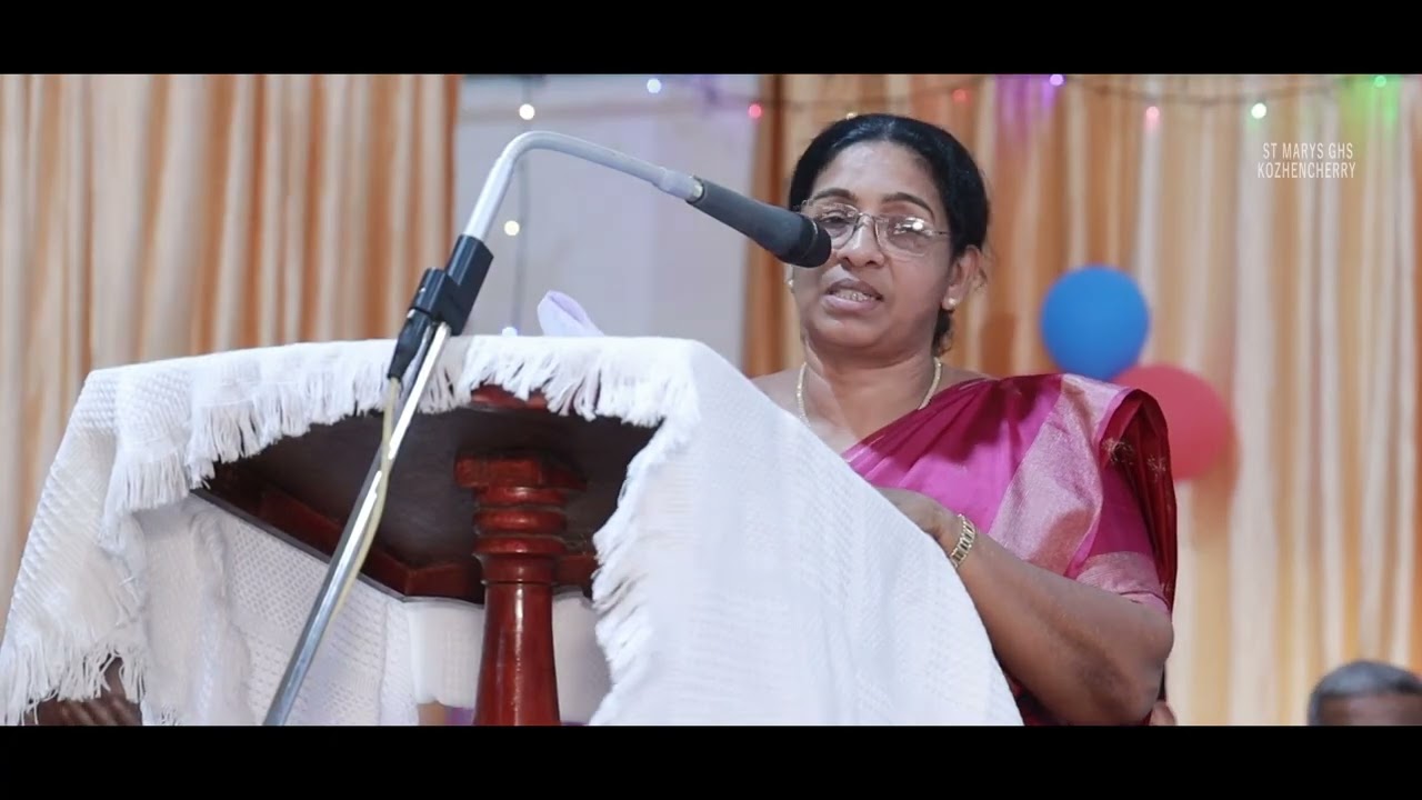 Suju Ani Thomas (HM), St.Marys Girls HS, Kozhencherry. 96th Annual Day 2026.