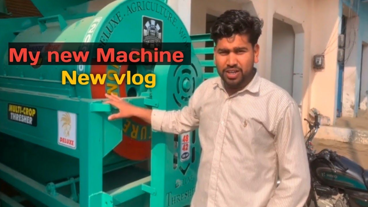 New Wheat Machine Arrived at Our Farm 😍 | Farmer Life Vlog....