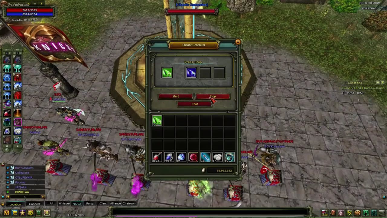 20 Fragment of Gluttony Kırma / 2 #knightonline