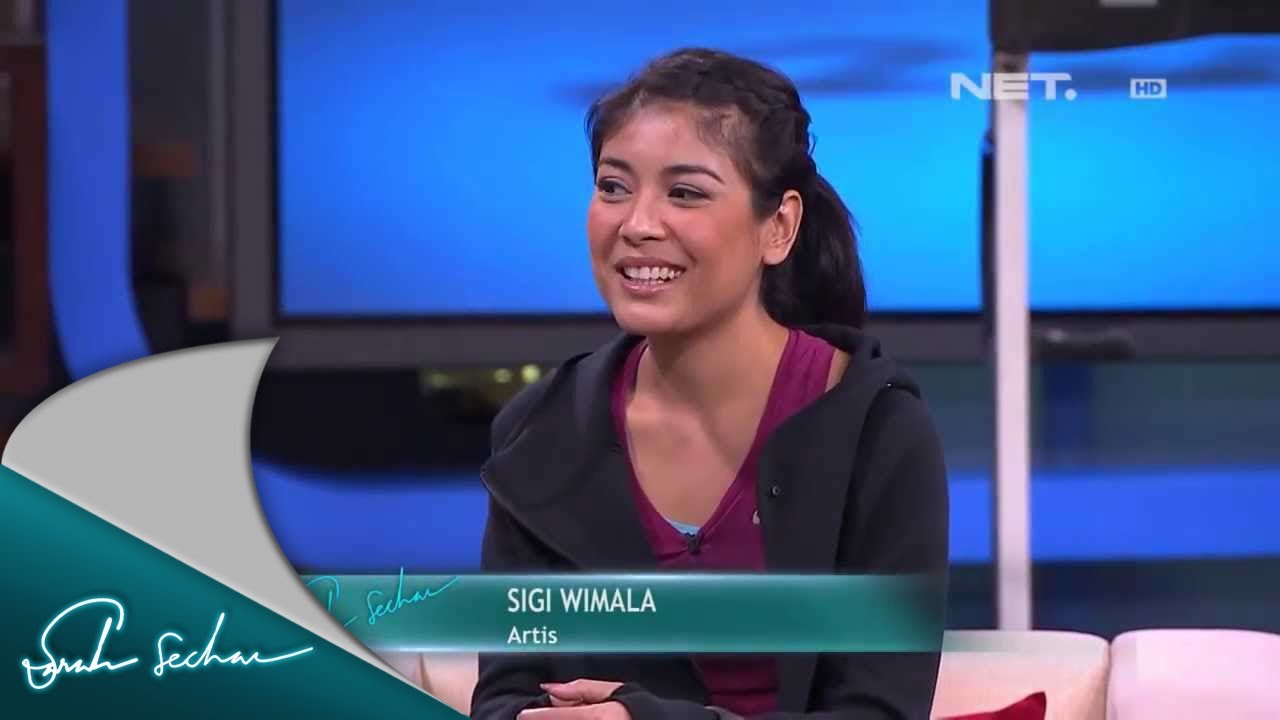 Sarah Sechan - Sigi Wimala berlari distudio bersama sarseh