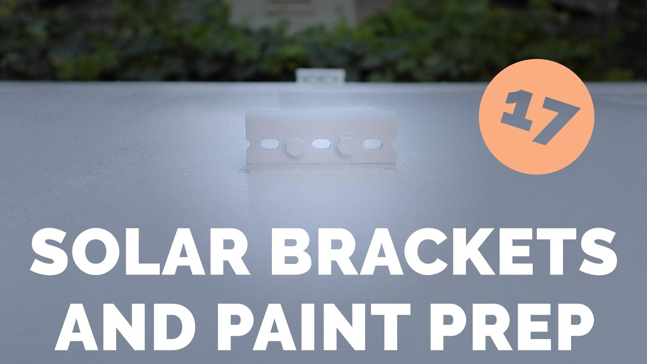 Designing My Solar Mounts and Prepping for Paint - Bus Build Episode 17