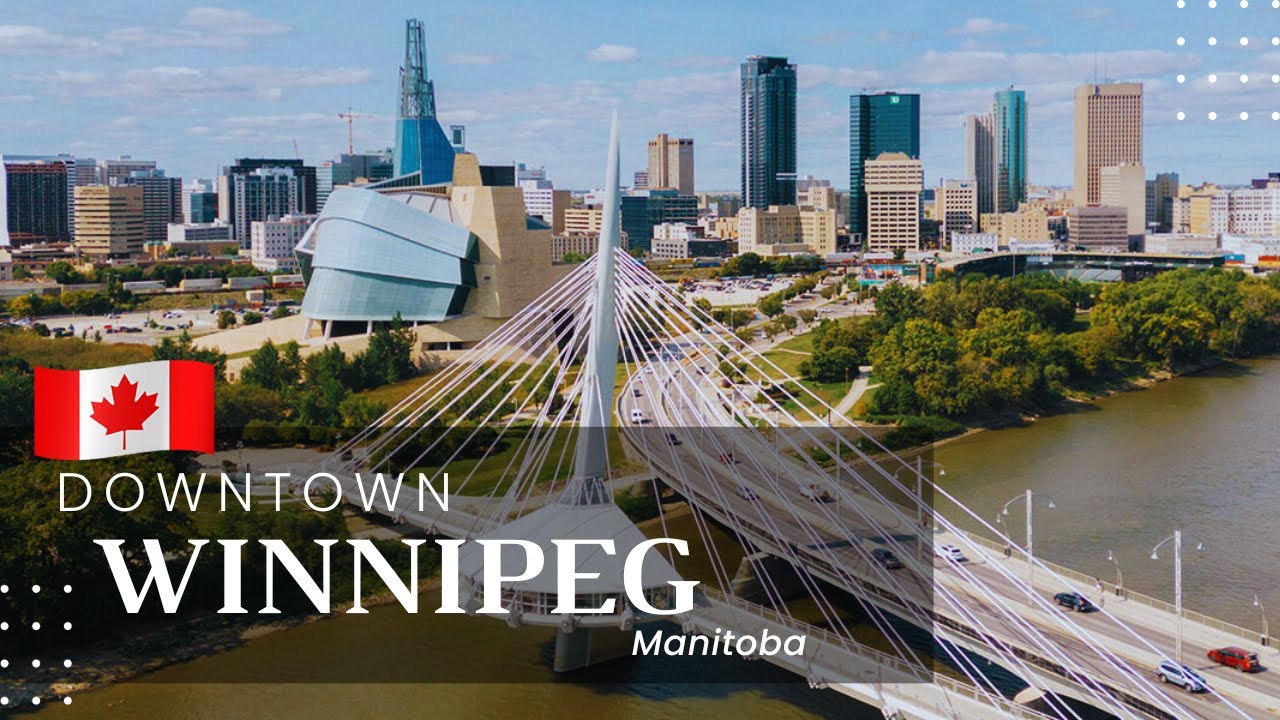 Tour around Downtown WINNIPEG, Manitoba | Canada [4K]