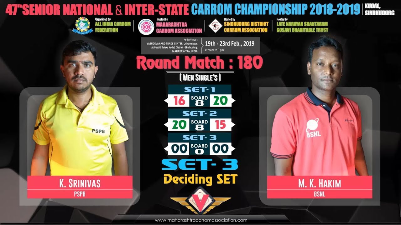 RM-180 | SET-3: K. SRINIVAS (PSPB) VS M.K. HAKIM (BSNL)