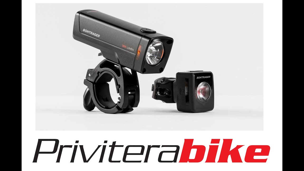 PriviteraBike - Set di luci Bontrager Ion Pro RT/Flare R
