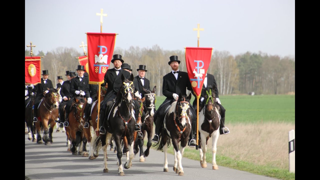Osterreiten 2024 zwischen Kotten und Cunnewitz