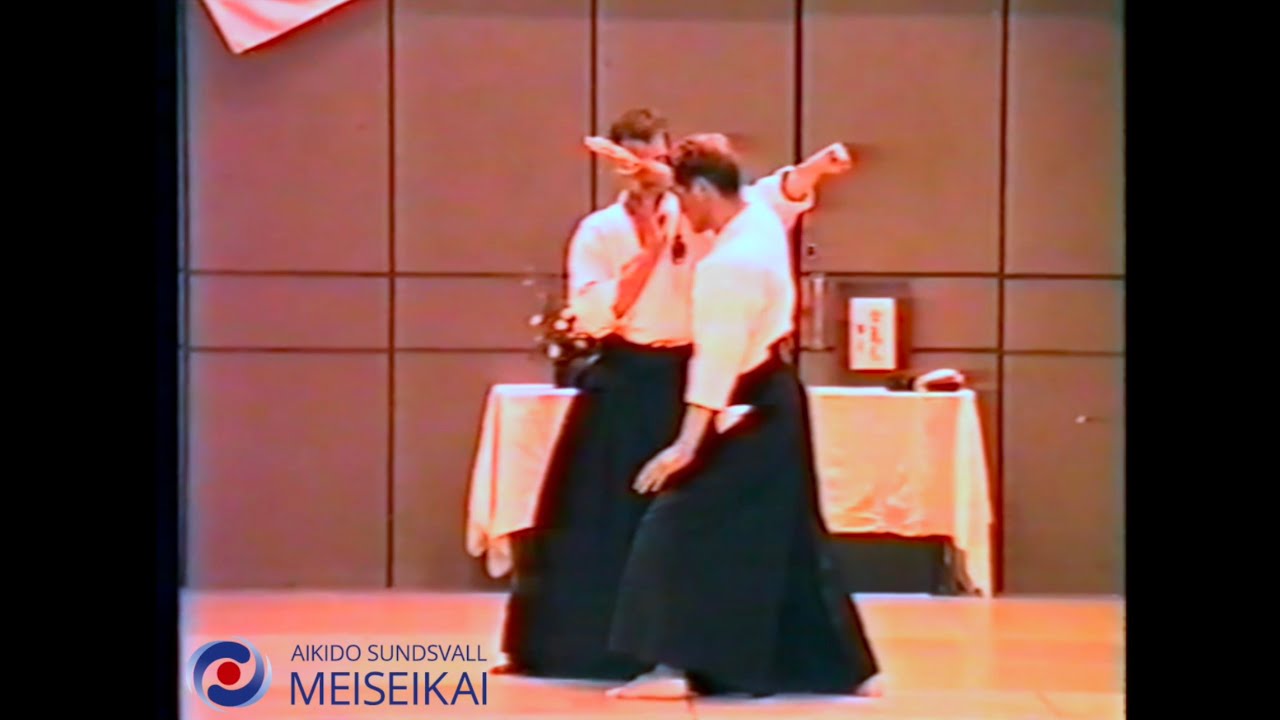 Aikido Gyaku Hanmi Shihonage Nishio Sensei Uppsala 1993