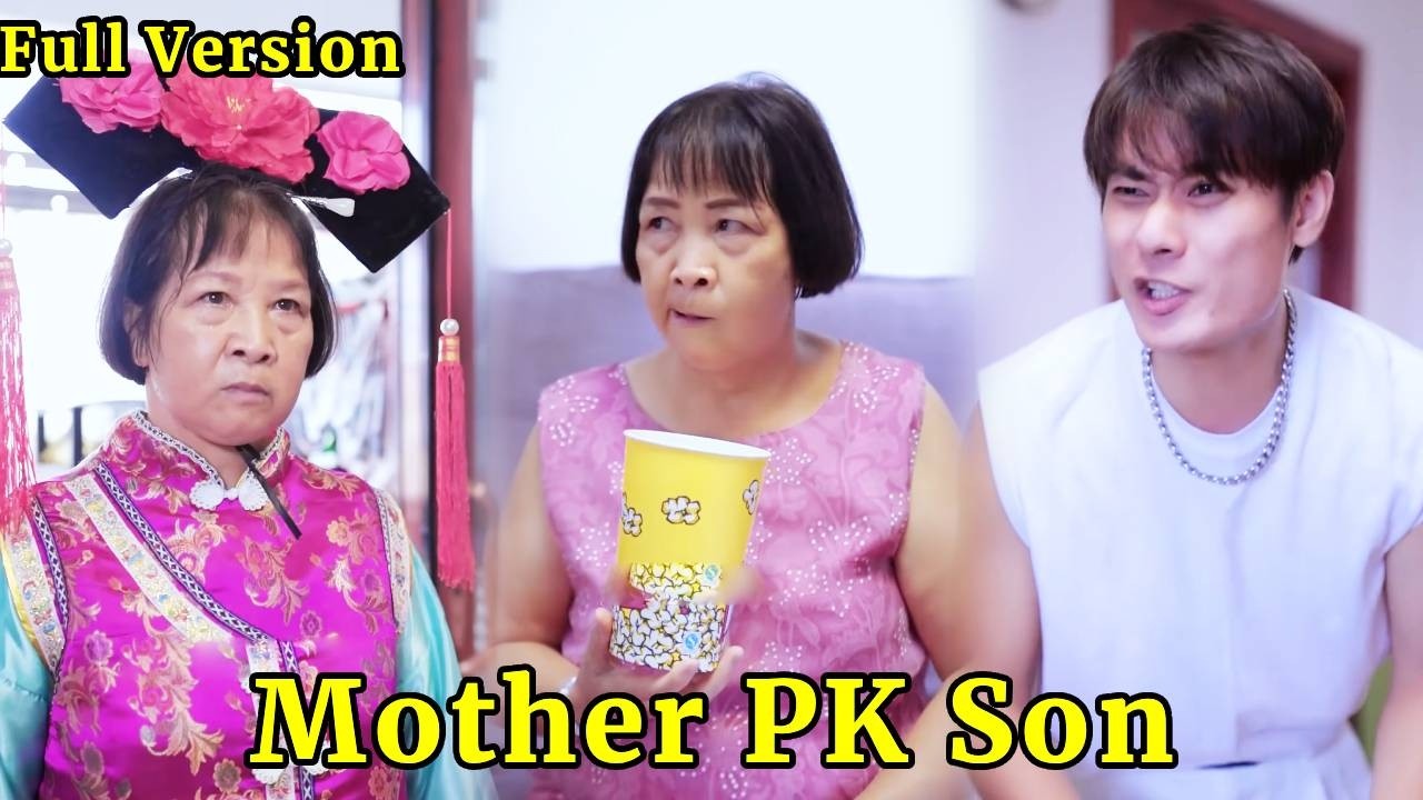A mother staged a whole play to beat her son, but her genius son saw through it.#funny