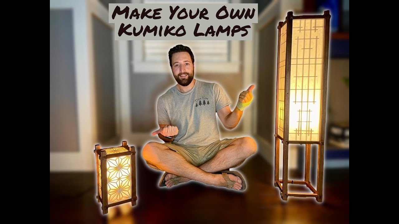 Handmade Kumiko Lamps With Smart LED Bulb’s
