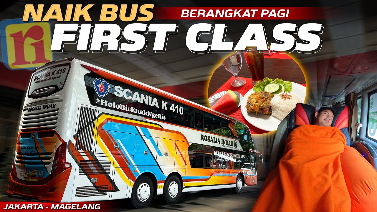 KE JOGJA TIKETNYA SETENGAH JUTA LEBIH, DAPAT APA SAJA⁉️Trip Jakarta-Magelang with Rosalia Indah 129