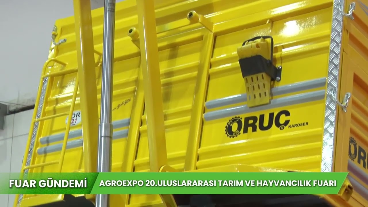ORUÇ KAROSER - AGROEXPO 20. İZMİR TARIM FUARI, MUSTAFA ORUÇ, RÖMORK