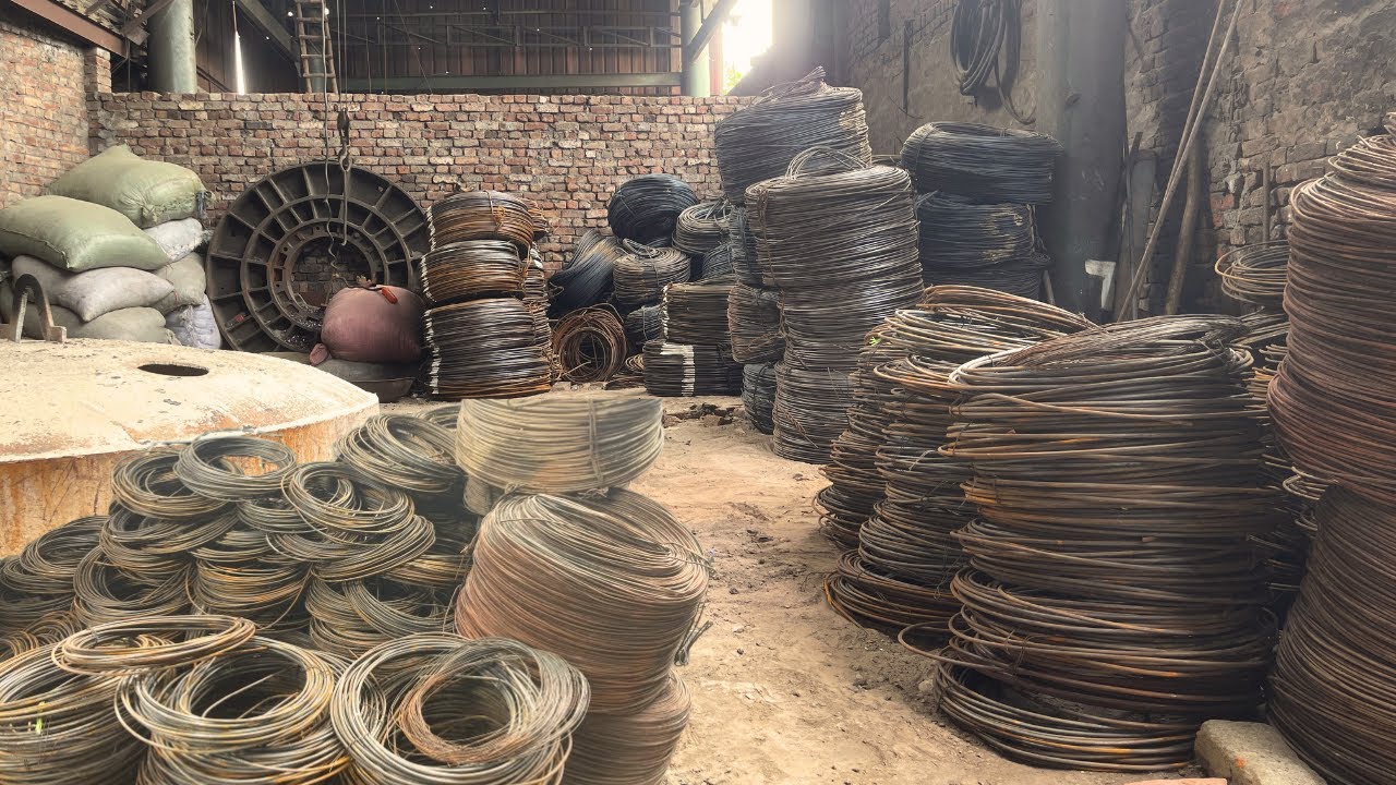How Mild Steel Binding Wires Are Manufacture in a Factory