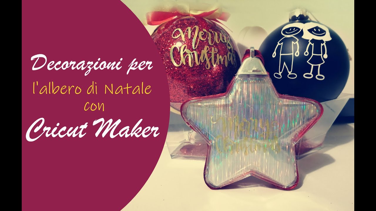 Come decorare le palline di Natale con Cricut Maker
