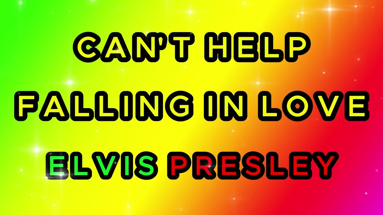 CAN'T HELP FALLING IN LOVE [ ELVIS PRESLEY ] REGGAE VERSION 