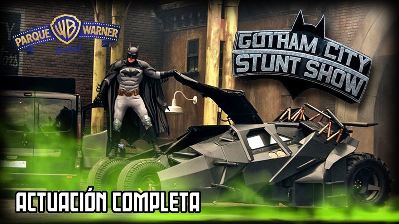 Gotham City Stunt Show 🦇👊 PARQUE WARNER [Navidad 2024]