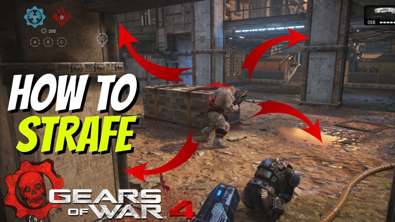Gears of War 4: How to Strafe (Circle Strafe) (TIPS & TRICKS)